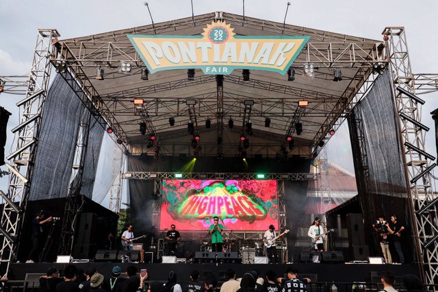 HighPeace menjadi pembuka pada hari kedua Pontianak Fair. Foto: Dok. Hi!Pontianak