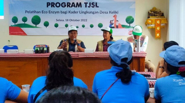 Pelatihan penanganan sampah organik di Desa Keliki, Gianyar, Bali - IST