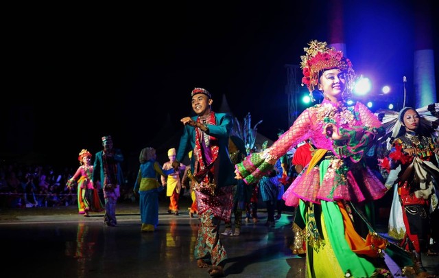 Opening seremoni Pelangi Budaya Nusantara. Foto: Khairul S/kepripedia.com