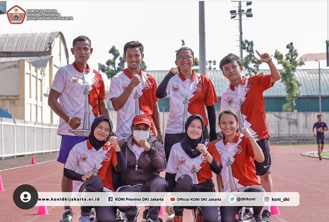 Atlet PELATDA DKI JAKARTA. Foto: Dokumentasi Komite Olahraga Nasional Indonesia (KONI) Provinsi DKI Jakarta.