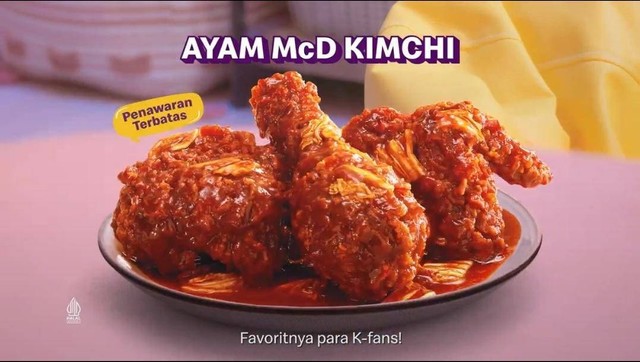 Ayam McD Kimchi. Dok.McD Indonesia/Instagram