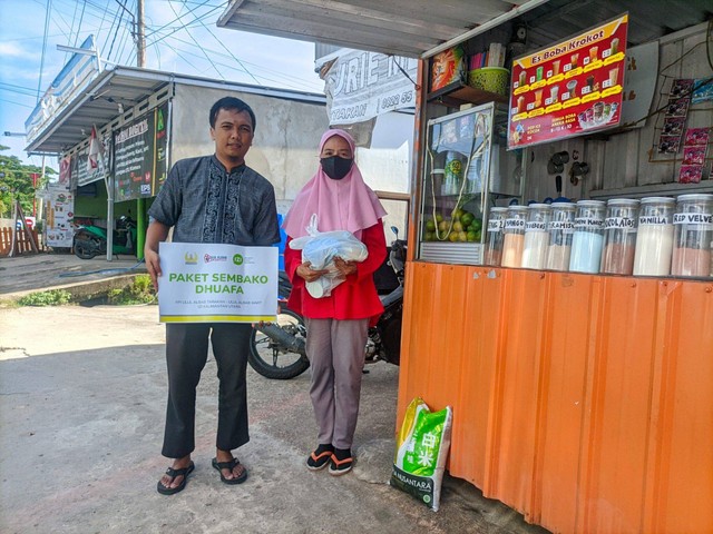YPI Ulul Albab Tarakan – IZI Kaltara Bagikan Paket Sembako