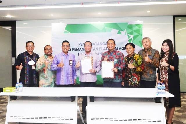 Melalui platform Agree, Telkom dan Bank Sumut bekerja sama menghadirkan layanan digital yang dapat mendorong perkembangan bisnis sektor pertanian di Sumatera Utara. Foto: dok. Telkom