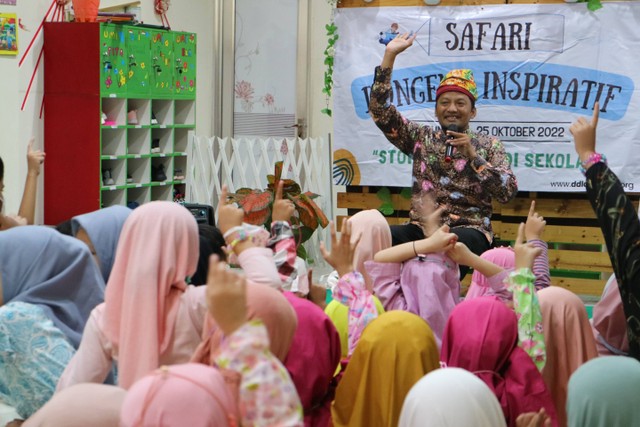 Ket: Stop Bullying di Sekolah, Dompet Dhuafa Lampung Hadirkan Safari Dongeng Inspiratif di Khazanah Kids School (Dokumentasi DD Lampung/Latifah Lustikasari)