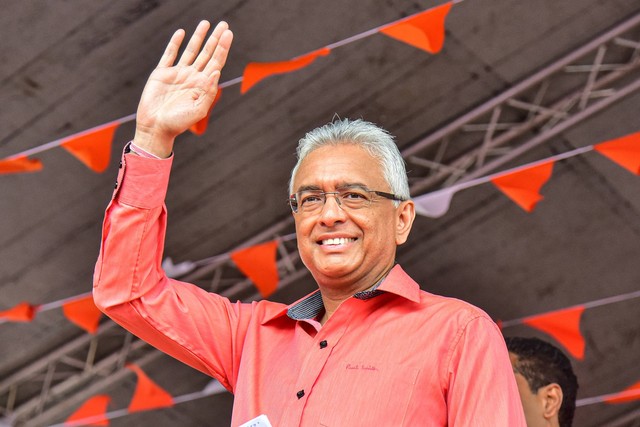 PM Mauritius, Pravind Jugnauth. Foto: Beekash Roopun/AFP