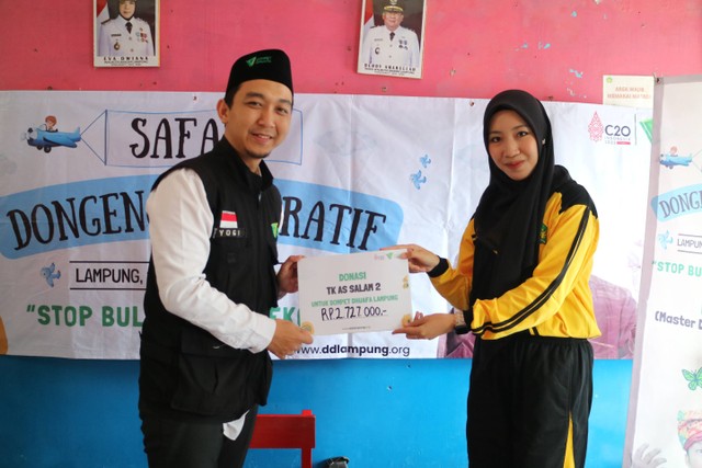 Ket: Safari Dongeng Inspiratif Dompet Dhuafa Singgah di TK As-Salam 2 Sukarame (Dokumentasi DD Lampung/Latifah Lustikasari)
