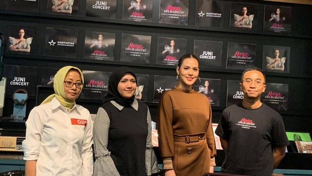 Konferensi pers Raisa umumkan tanggal konser di GBK. Foto: Dok. Istimewa