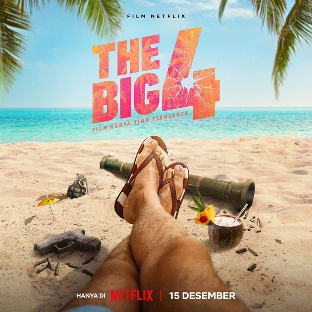 Film The Big 4 karya Timo Tjahjanto tayang mulai 15 Desember di Netflix. Foto: Instagram/@timobros