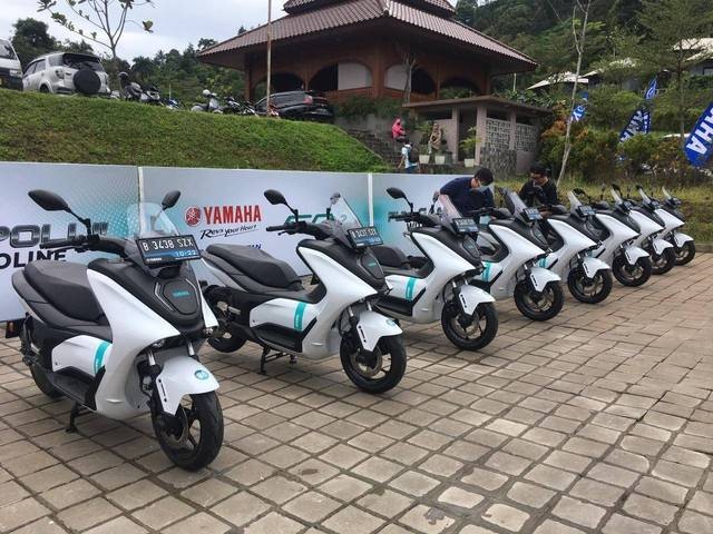 Ilustrasi harga motor listrik Yamaha E01. Foto: Sena Pratama/kumparan