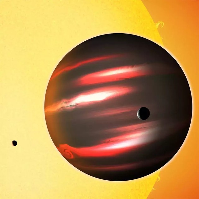 Ilustrasi exoplanet TrES-2b. Foto: David A. Aguilar, CFA