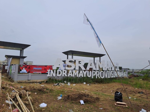 Suasana asrama haji di Indramayu Foto: Dok. Istimewa
