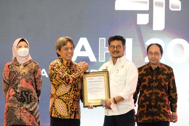 Kementan meraih sederet penghargaan dalam ajang Anugerah Humas Indonesia (AHI) 2022. Foto: Kementan.