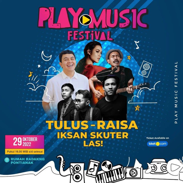 Play Music Festival akan digelar hari ini. Foto: Instagram @playmusicindonesia