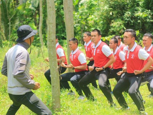 Pembinaan Fisik, Mental, dan Disiplin. Foto : Dok. Humas Rutan Gresik