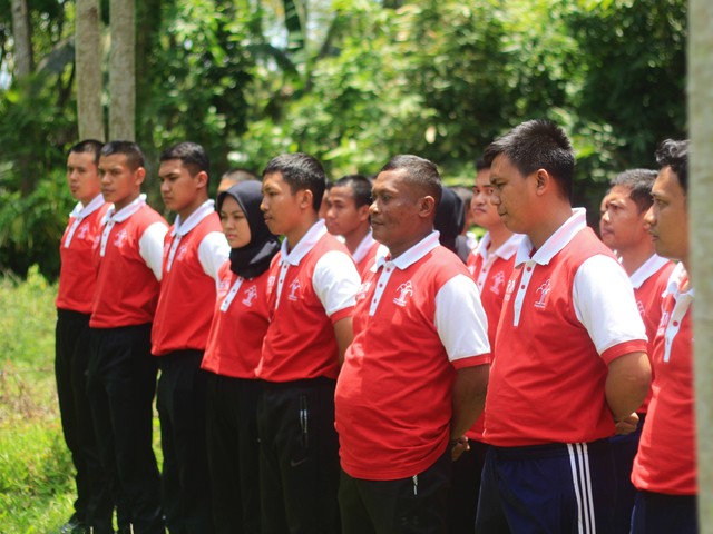 Pembinaan Fisik, Mental, dan Disiplin. Foto : Dok. Humas Rutan Gresik