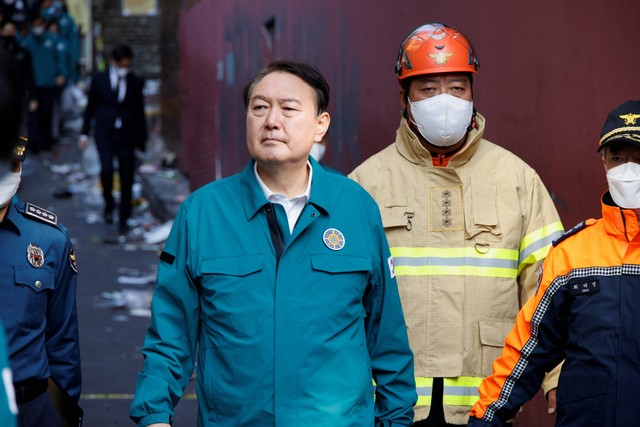 Presiden Korea Selatan Yoon Suk-yeol. Foto: Heo Ran/REUTERS