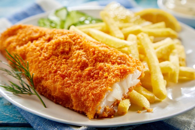 Fish and Chips untuk bekal sekolah anak.  Foto: stockcreations/Shutterstock