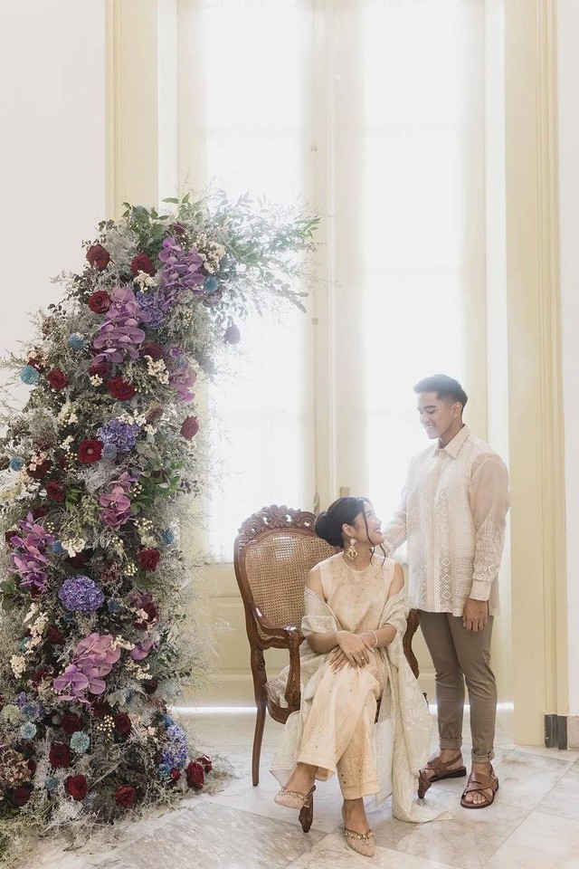 Prewedding Kaesang-Erina Gudono di Istana Bogor. Foto: Instagram/@erinagudono