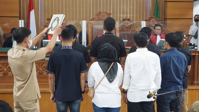 Pemeriksaan saksi kasus pembunuhan Brigadir Yosua di PN Jakarta Selatan, Senin (31/10). Foto: Iqbal Firdaus/kumparan