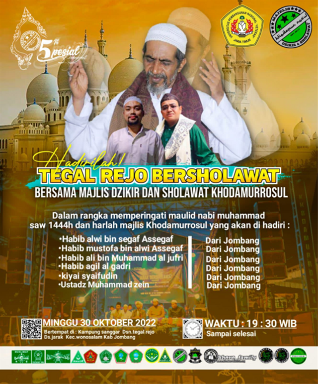 Tegal Rejo Bersholawat. (Dokumentasi Pribadi, 2022)
