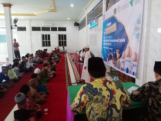Dai Cordofa Dompet Dhuafa bersama Kemenag Mentawai, Sumatera Barat adakan lomba MTQ Se Pulau Pagai Utara Selatan pada Minggu lalu (23/10/2022).