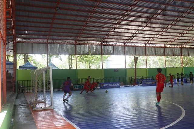 Kualifikasi Futsal U-21 Porprov Jateng Ke-16 Digelar di Migas Cepu Edupark. (Dok. Humas PPSDM Migas)