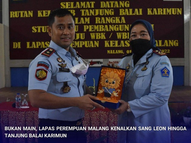 Kenalkan Sang Leon ke Rutan Balai Karimun