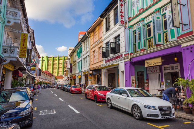 Jalanan di Singapura. Foto: gnohz/Shutterstock