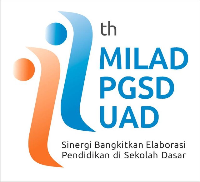 Logo Milad ke-11 Program Studi Pendidikan Guru Sekolah Dasar (PGSD) Universitas Ahmad Dahlan (UAD)