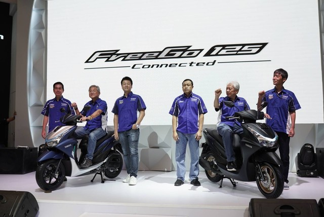 Tampilan motor skutik baru Yamaha FreeGo 125 2022. Foto: dok. Yamaha Indonesia