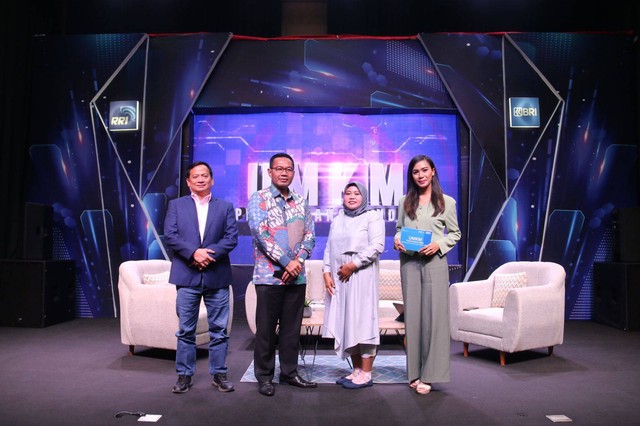 Talkshow UMKM Performance Index bersama PNM di Studio RRI Jakarta Pusat, Kamis (3/11). Foto: dok. PNM