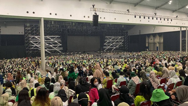 Konser NCT 127 di ICE BSD dibubarkan karena banyak penonton yang pingsan, pada Jumat (4/11/2022) malam. Foto: Dok. Istimewa