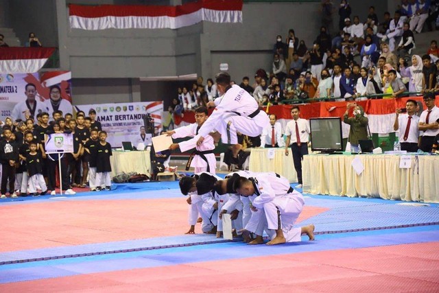 Kejuaraan Taekwondo Wilayah Sumatera 2 digelar di Palembang, Gubernur Sumsel buka kejuaraan ini. (Foto: Istimewa)