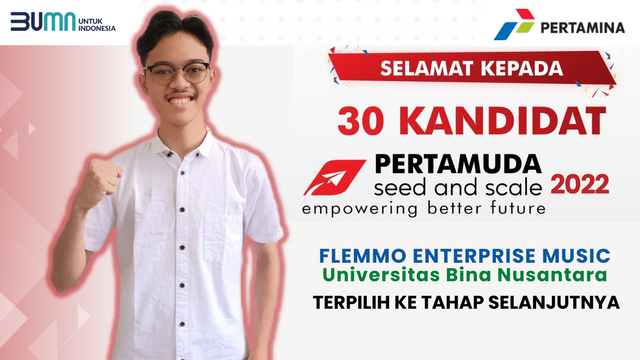 Alfath Flemmo Music Mahasiswa BINUS Malang Masuk Startup Terbaik ...