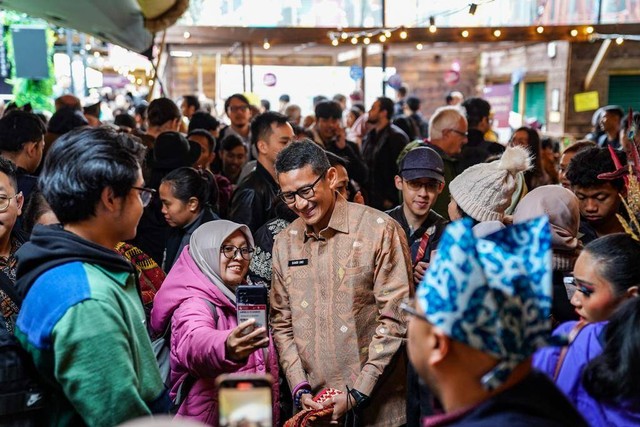 Menparekraf Sandiaga Uno hadiri Indonesian Day di Vinegar Yard, London. Foto: Dok. Istimewa