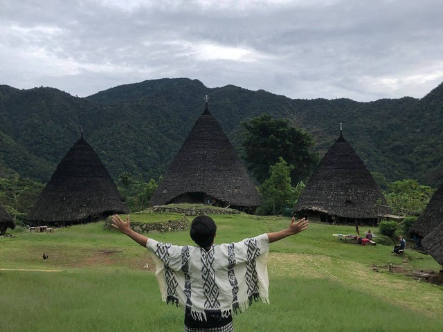 Pemandangan Desa Adat Wae Rebo. Kredit foto: Luthfi Ridzki Fakhrian/pribadi