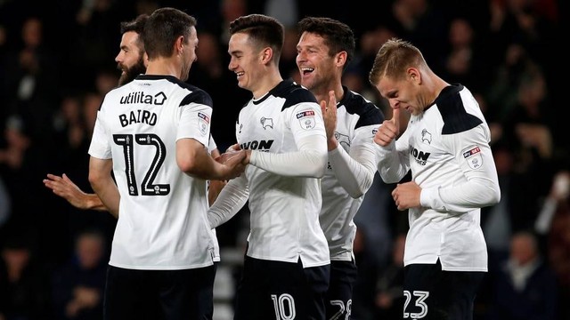 Derby County akan melawan Liverpool. Foto: Action Images/Craig Brough