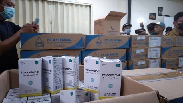 Pemkot Tangerang tarik ribuan Paracetamol dan Antasida Sirup dari 38 Puskesmas. Foto: Dok. Istimewa