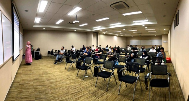 Suasana workshop kerja sama TDA Jakbar dan Podomoro University. dok