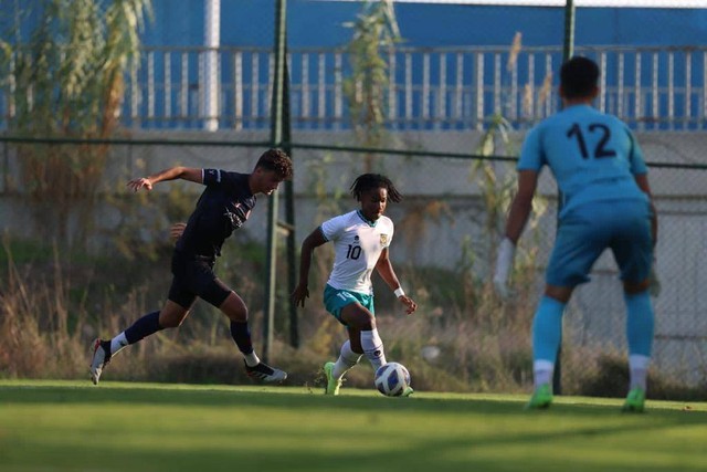 Pertandingan uji coba antara Timnas U-20 vs Antalyaspor U-20 di Turki, Selasa (8/11/2022). Foto: PSSI
