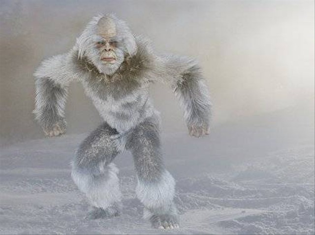 Ilustrasi yeti di pegunungan Himalaya. Foto: pixabay