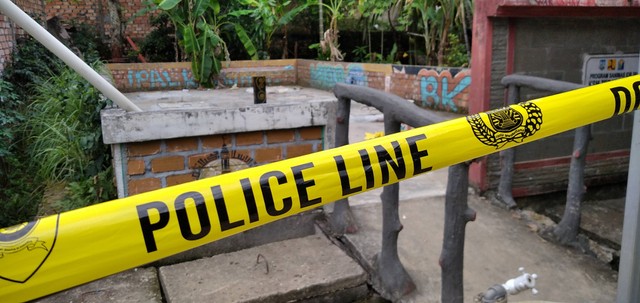 Lokasi penemuan mayat KY. (Foto: Jambikta)