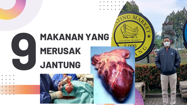 Dosen Spesialis Medikal Bedah "Prima Trisna Aji" ketika menjelaskan 9 makanan yang merusak jantung manusia/Photo by : Ruang Dakwah medis Indonesia