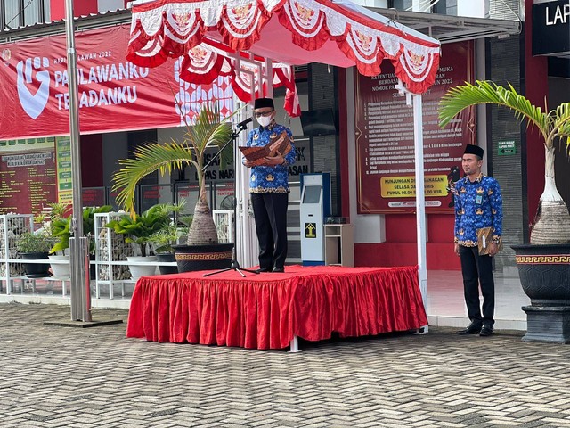 Lapas Narkotika Kelas IIA Pamekasan Gelar Upacara Hari Pahlawan Ke-77 ...