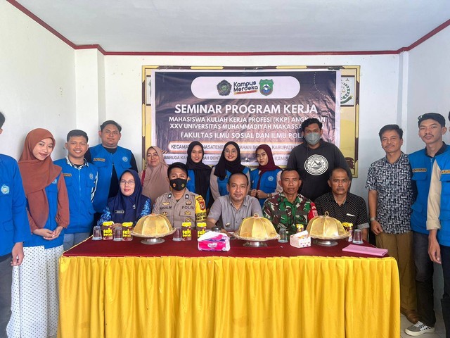 FISIP Unismuh Makassar Gelar Seminar Proker KKP 2022 di Pangkep