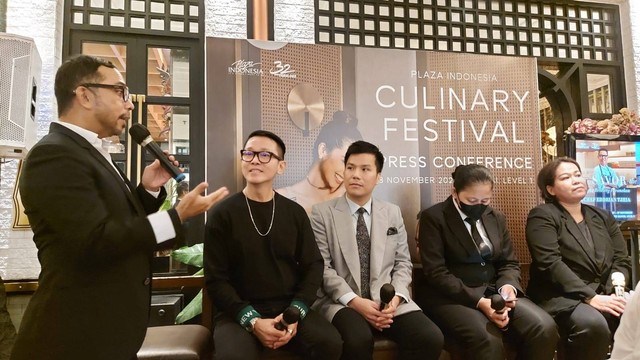 Konferensi pers Plaza Indonesia Culinary Festival 2022, di Jakarta (8/11/2022). Foto: Azalia Amadea/kumparan