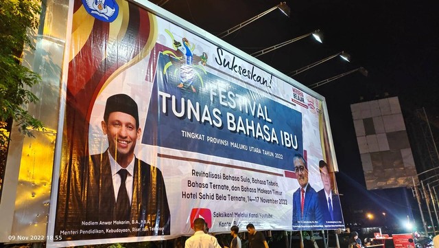 Dukungan sukseskan Festival Tunas Bahasa Ibu Tingkat Provinsi Maluku Utara. Foto: Istimewa