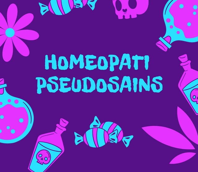 Homeopati Pseudosains. canva.com