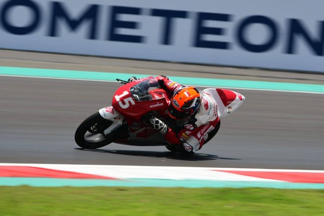 Idemitsu Asia Talent Cup (IATC) 2022 yang digelar di Pertamina Mandalika International Street Circuit (Sirkuit Mandalika), Nusa Tenggara Barat, pada 12 November 2022. Foto: AHM