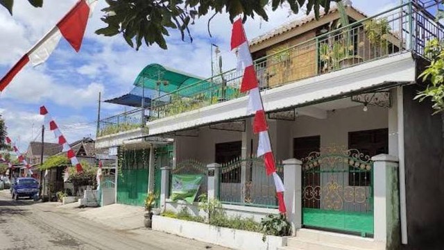 Rumah yang disediakan GP Ansor bagi tamu Muktamar Muhammadiyah ke-48. FOTO: Istimewa